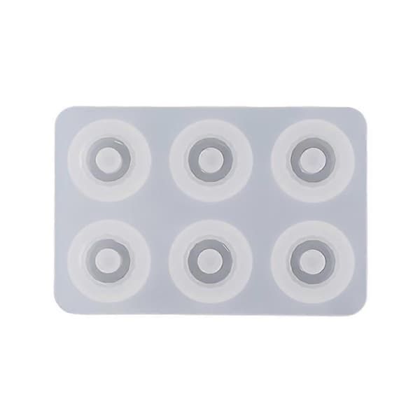 Perleform Perle med hul Støbeform til perlefremstilling Silikoneform Diamant Diamond L