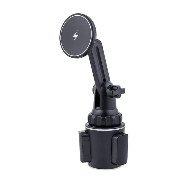 Biltelefonkoppholder Stativ Drikkeflaskeholder for Magsafe-lader for IOS db