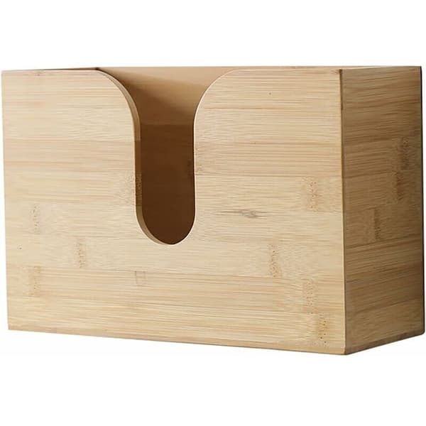 Håndkledispenser, multifunksjonell veggmontert håndkleholder, sammenleggbar håndkledispenser for multifold-håndklær og papirboks (S)