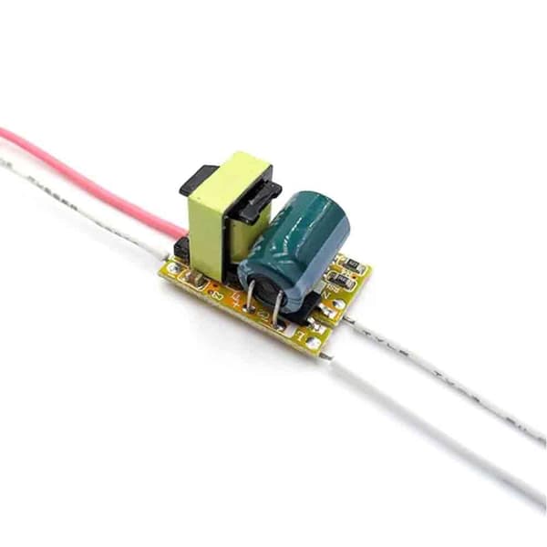 5 STK LED-chip drivende strømforsyningstransformator 3W konstantstrøm E27 220V til 9-12V -