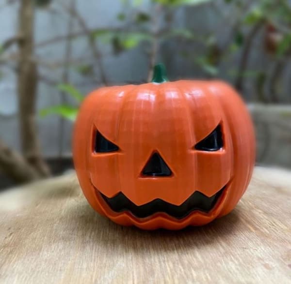 3-delt genanvendelig græskarpralineform | Græskar chokoladeform | Halloween Græskar Transparent transparent