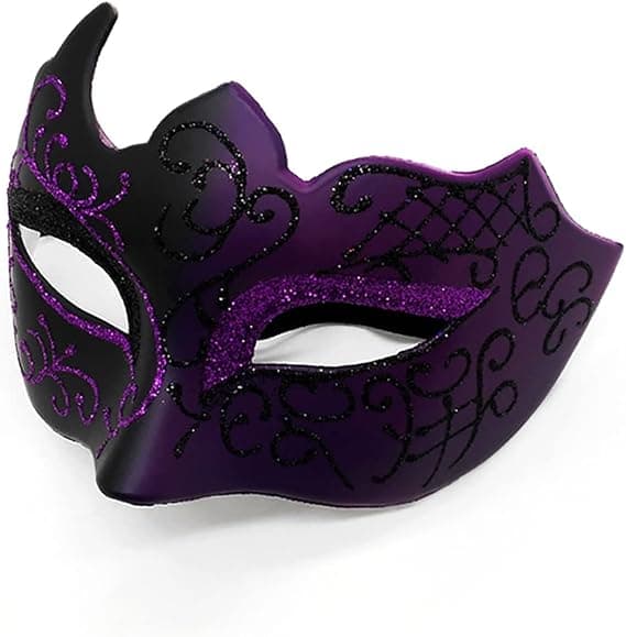 Maskerade, venetiansk maske for cosplay, karneval, karneval, th DXGHC