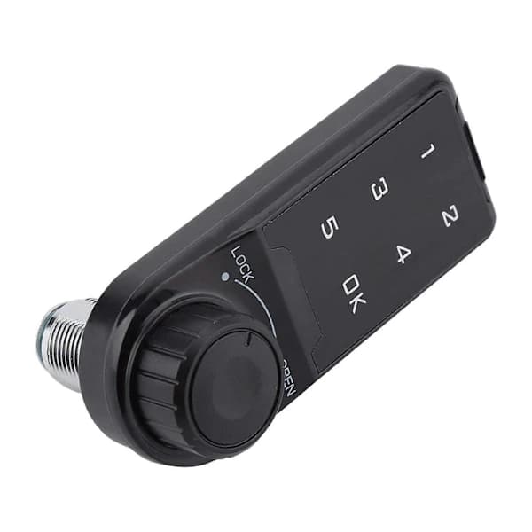 Combination Lock, Door Access Digital Electronic Security Cabinet Coded Cabinet Touch Keypad Password Key Access Lock - B