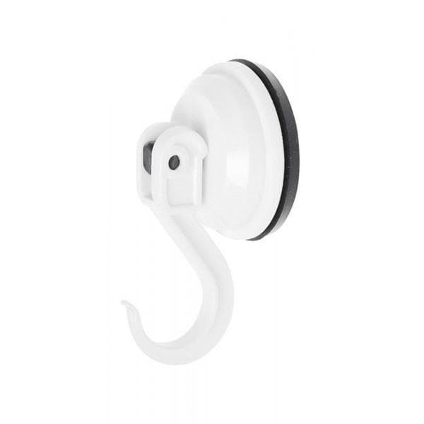 Suction Cup Hook - Hook with Suction Cup - Hanger - Up to 6kg Vit white