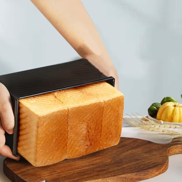 Brødform i karbonstål for hjemmebaking, non-stick, lett å slippe