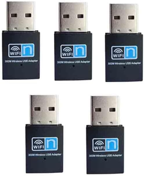 5 STK USB-kort 300M mini RTL8192 bærbart kort -