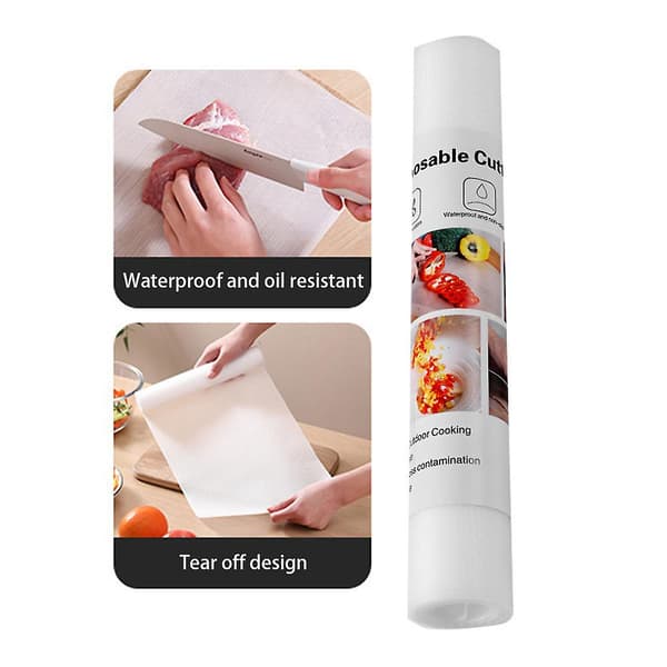 Disposable Cutting Board for Kitchen, Easy to Clean, Cutting Board Sheets for Picnic Travel LEMON