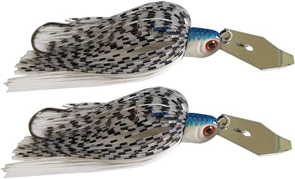 Fiskegrej Spinnfiskelokkemad 5 stykker 12 gram, Sort