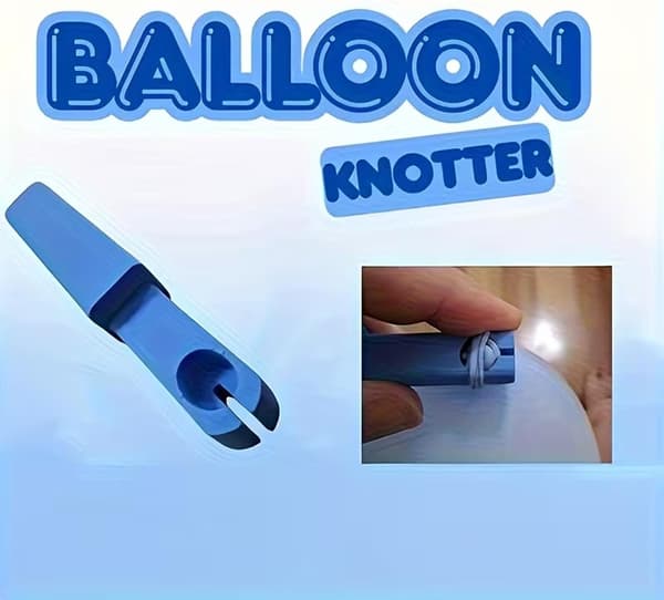 Ballonværktøjstilbehør til ergonomiske fester, bærbart og blåt - Blau