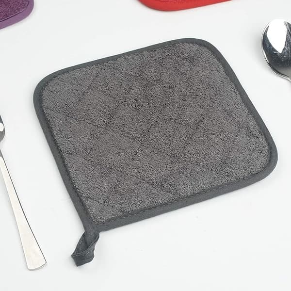 Tykt bomuldsunderlag (5 stk. mørkegrå 18*18cm)