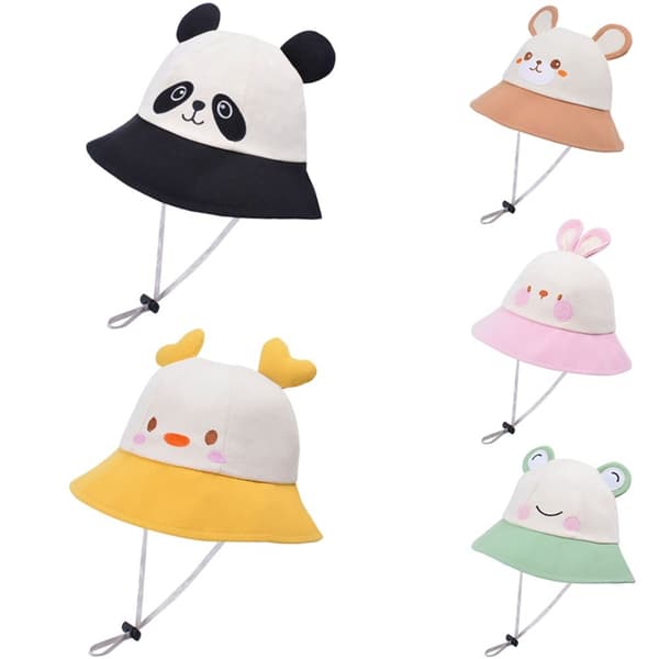 Barn Bucket Hatt Baby Fiskehatt GRÖN