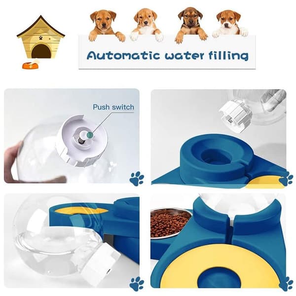 Dobbelt til, til hunde og til med automatisk dispenser til små hunde og