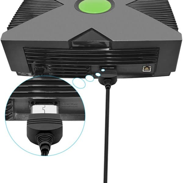 XBOX til HDMI-kompatibel omformer videoboks lydadapterkabel for PC-projektor