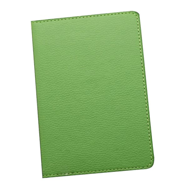 Solid Portable Passport Holder ID Card Protection Organizer Rose Red Rose Red