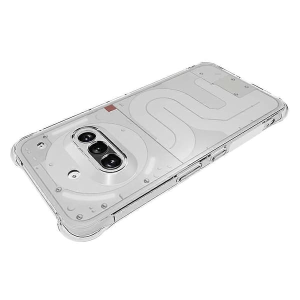 Til Nothing Phone (3a) TPU Mobilskal Skridsikkert Transparent Mobiltelefonbeskyttelse