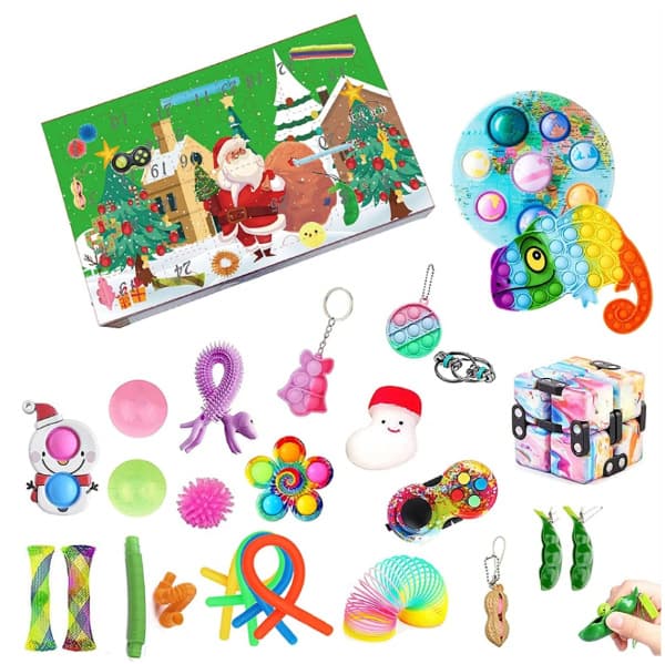 Vent blind box sæt kombinations nedtællingskalender blind box klemmelegetøj