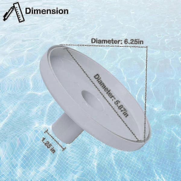 Pool Skimmer Lock Cover Lock Vacuum Plate för 513330 Sp1091wm