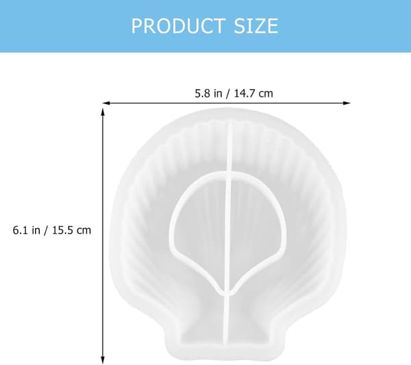 Epoxiform Silikonebakkeform Professionel Ocean Serie til Håndlavet Dekoration