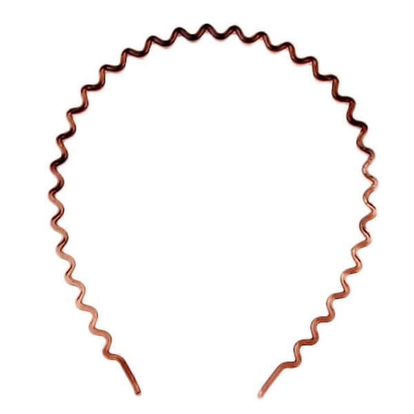 2x Wavy Plastic Hairband, As Described
