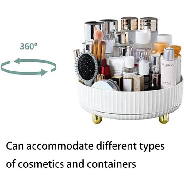 Rotating Spice Rack Organizer, Multifunctional Spice Rack, for Kitchen Storage and Organization-FA- White White