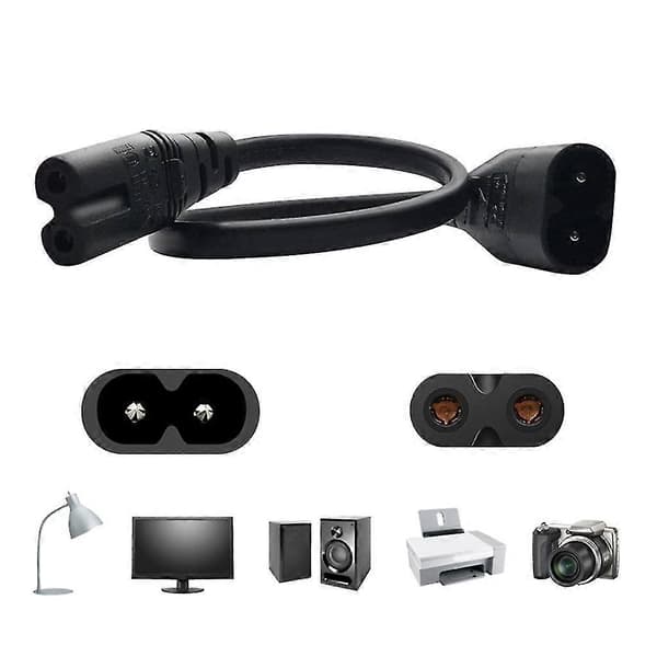 16.4ft IEC320 C7 - C8 Virtajohto Uros-Naaras Liitinjohto