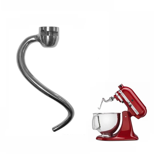 Stainless Steel Dough Hook for Kitchen Aid 6QT