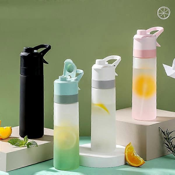 501-600ml Gradient Färg Dimyta Spray Vattenkopp Utomhus Sportflaska