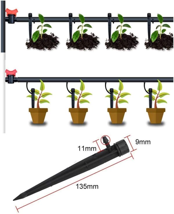 Hose Adjustable Irrigation Dripper Automatic Drip Irrigation System