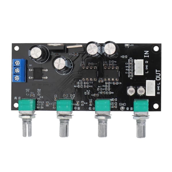 Ne5532 Preamplifier Tone Control Board Treble Midrange Volume Tone Control Adjustment Preamplifier, Fixed
