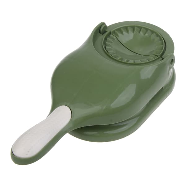 Bærbar manuell 2-i-1 dumplingmaskin Ravioli Maker pressverktøy for dumplinginnpakning