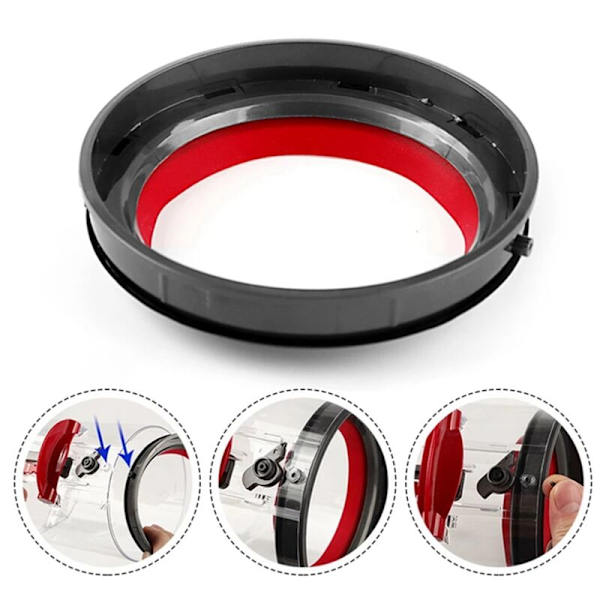 Replacement Top Seal Ring for V10 SV12 Vacuum Cleaner, Fixed Top Seal Ring with Screwdriver