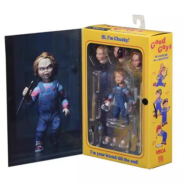 Ny Chucky Chucky kult Chucky Deluxe Edition Horror Dukke Figur Model
