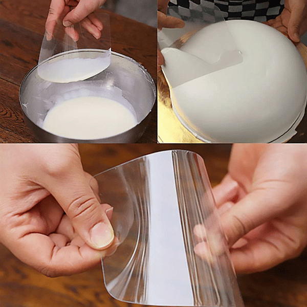 Kitchen Hero: Trapezoid Plastic Scraper, Versatile Dough and Bowl Scraper Set, Premium Food-Safe Plastic Multipurpose Food Scrapers For