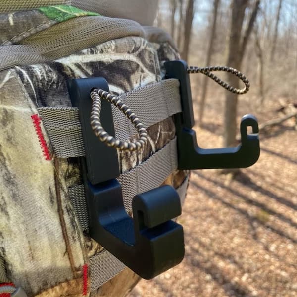Molle Bungee -koukut satulajahtiin (Ulkoilu/Metsästys/Kiipeily)
