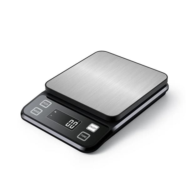 Waterproof Digital Kitchen Scale 3kg/0.1g, Rechargeable, for Cooking & Baking