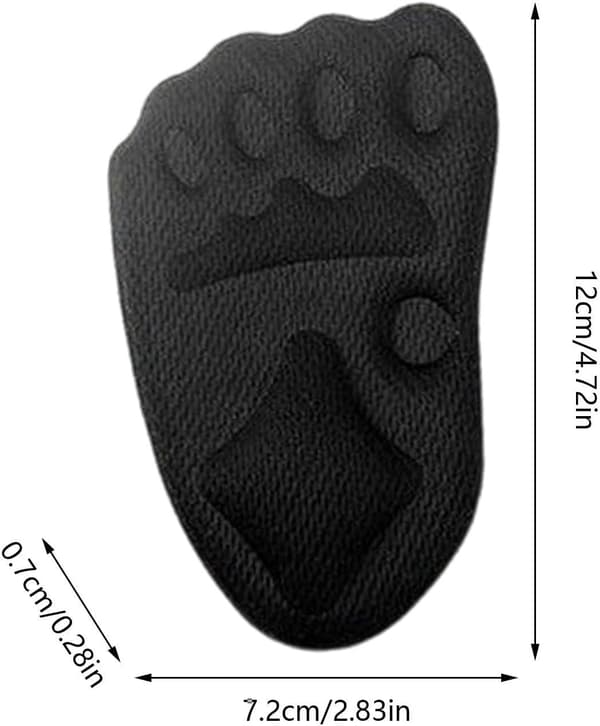 Sklisikker og støtdempende medium fotpolstring svart - Schwarz