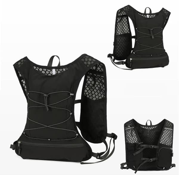 Hydration Pack / Running Vest with Reflective Design – Lightweight & Comfortable for Running, Hiking, Cycling, Marathon