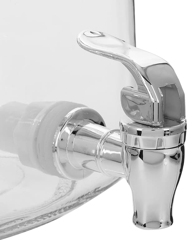 Stor glasburk med lock 3000 ml kapacitet Förtjockad förseglad design