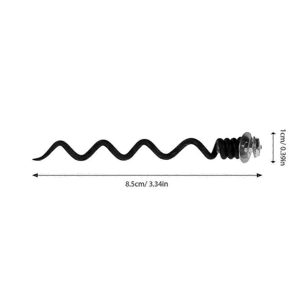 4 Pieces Corkscrew Wine Opener Spiral Accessory Metal Spiral Drill Replacement for Corkscrew Repair Kit