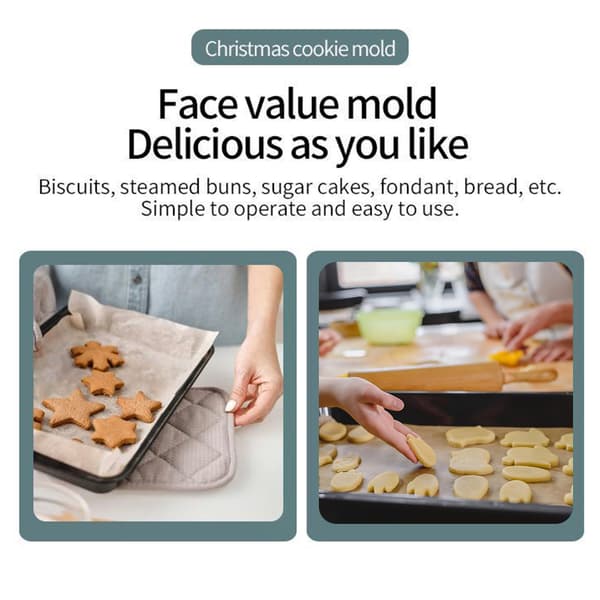 Mini Kageforme Sæt 3D Mini Marcipan-Kage Pressbare Skabeloner Genanvendelige Kagestempler One Set