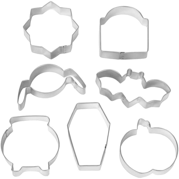 Wilton Cookie Cutter Haunted House Utstikker Spøkelseshus Sett 7stk Vit white