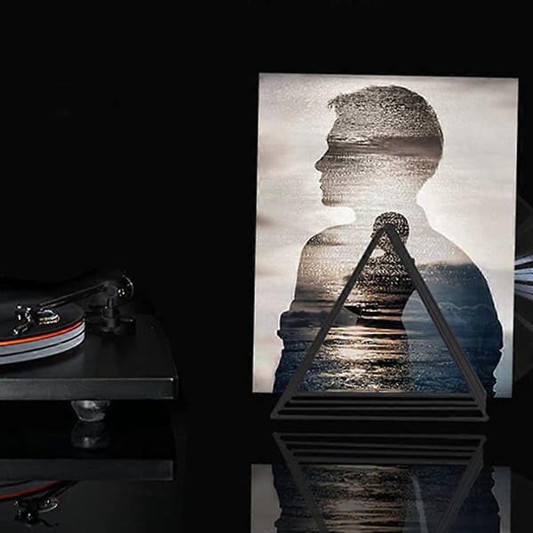 Vinylplate CD-stativ Album Display Rack Multifunksjonell Vertikal Europeisk Kunstsamling