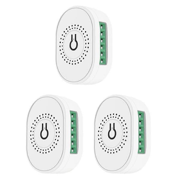 Tuya Smart WiFi Vifte Takvifte Bryter Modul Hvit