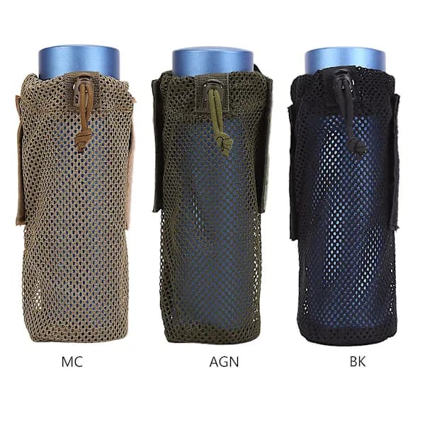 Mesh vandflaskeholder Åndbar nylon kedelopbevaring L