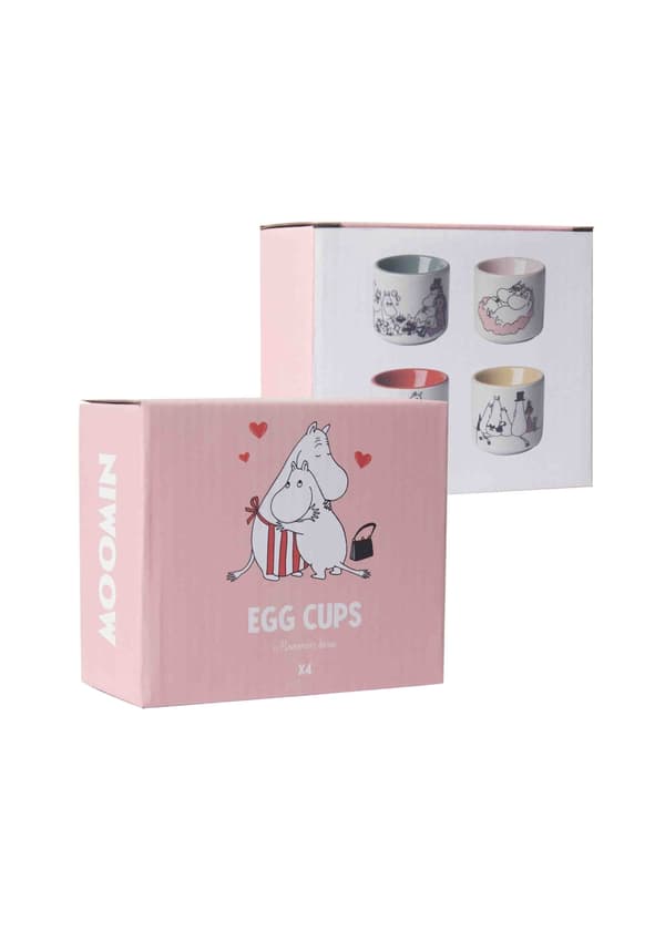 Eggkopper Mummi Kjærlighet 4 stk Farge multifärg multicolor