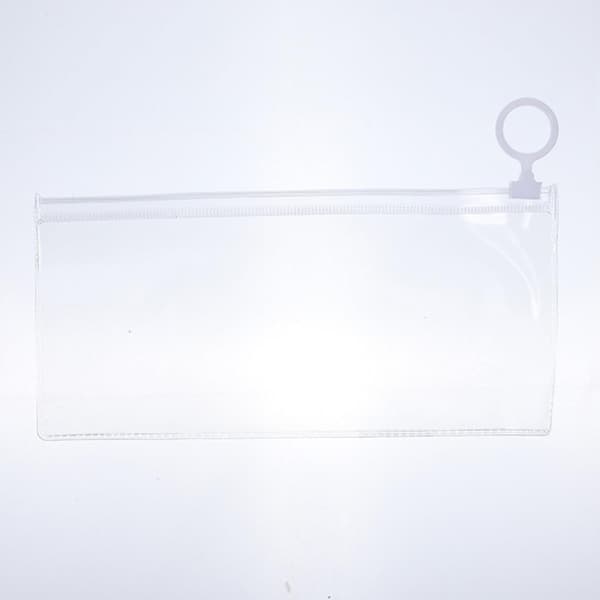 bärbart pennfodral med dragkedja PVC transparent 30 st förpackning -