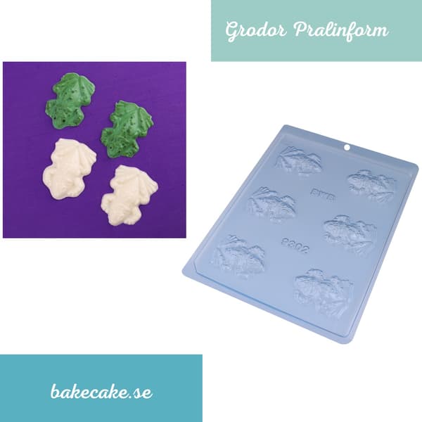 Pralineform Frøer Chokoladeform - BWB 9302