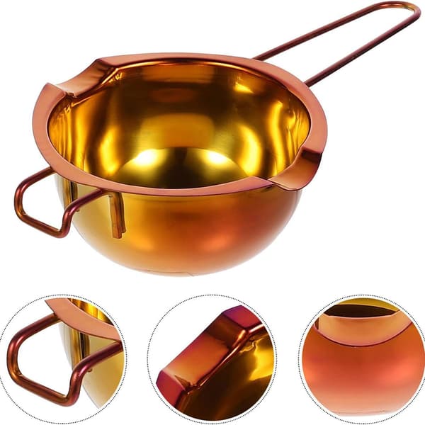 Vattenbadsskål - Roséguld - 400 ml Guld gold