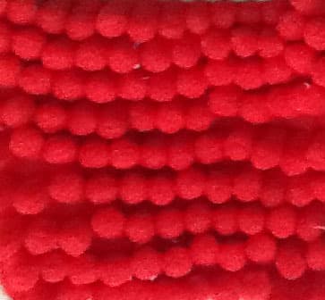 (Red) 40*60cm extra soft plush bath mat shower bathroom mat, thicker