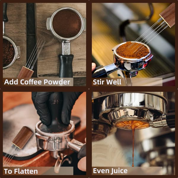 Espresso Coffee Stirrer with 5 Needles 0.4mm, Espresso Distribution DXGHC